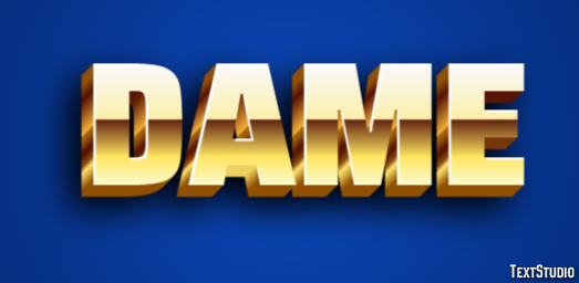 Dame Text effect