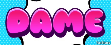 Dame Text effect