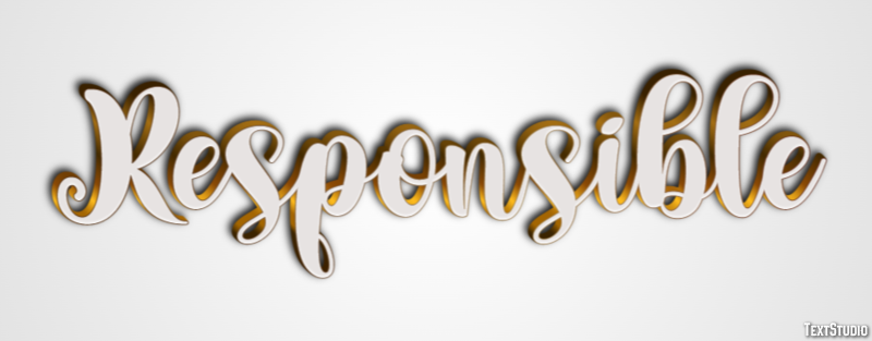 Responsible Text Effect