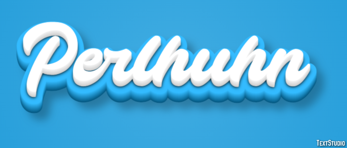 Perlhuhn Texteffekt