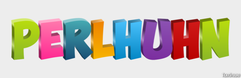 Perlhuhn Texteffekt