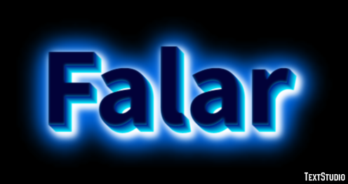 Falar Efeito de texto