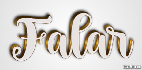 Falar Efeito de texto