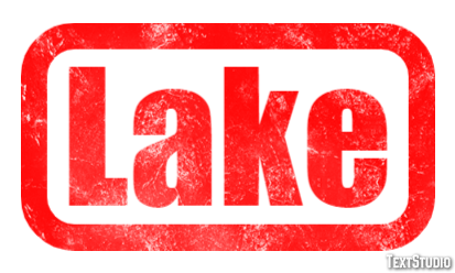 Lake Effetto testo