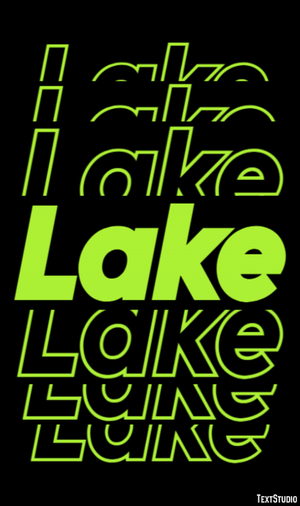 Lake Efekt tekstowy