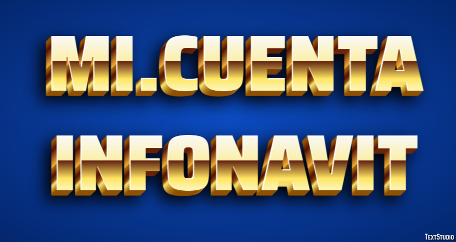 Mi.cuenta Infonavit Efeito de texto