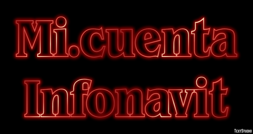 Mi.cuenta Infonavit Efeito de texto
