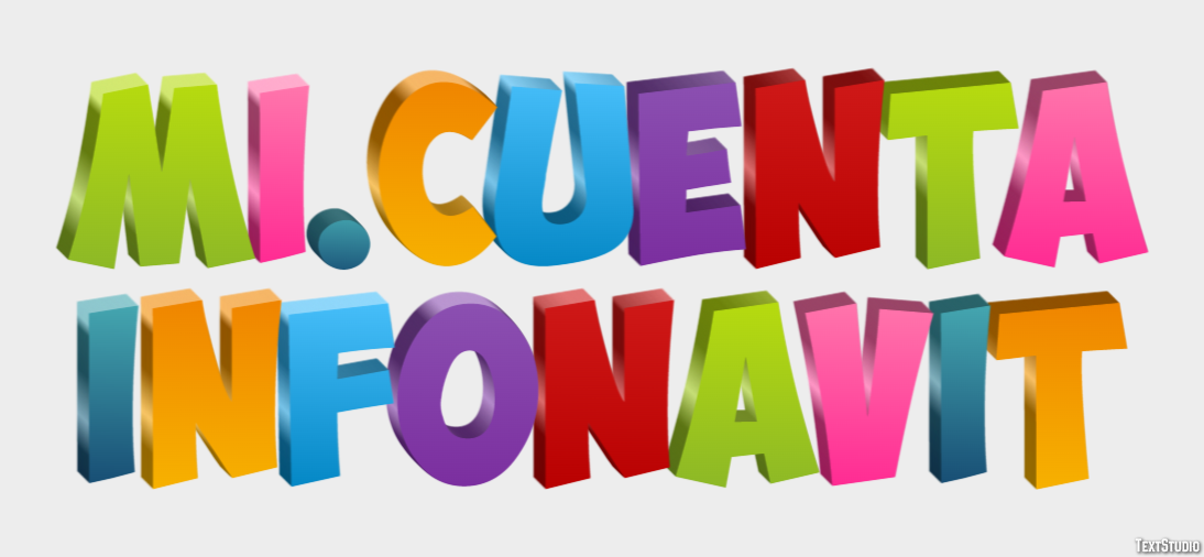 Mi.cuenta Infonavit Efeito de texto
