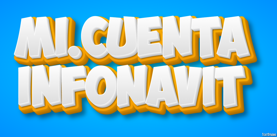 Mi.cuenta Infonavit Efeito de texto