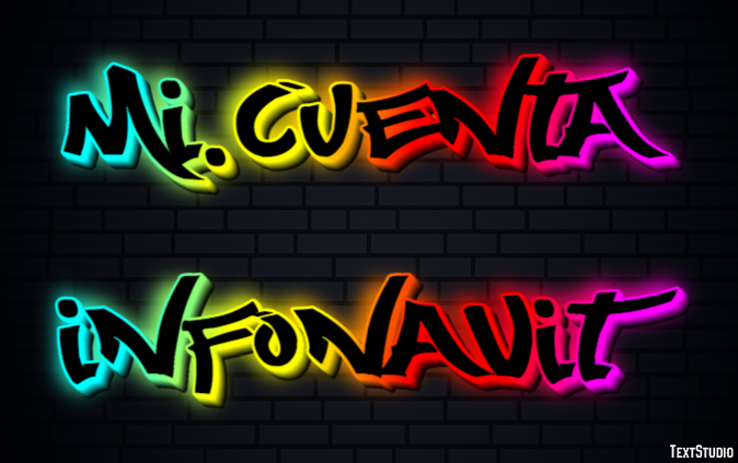 Mi.cuenta Infonavit Efeito de texto