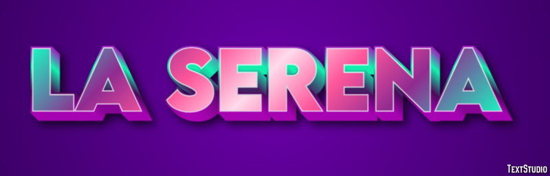 La Serena Effetto testo
