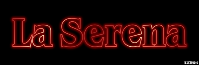 La Serena Effetto testo