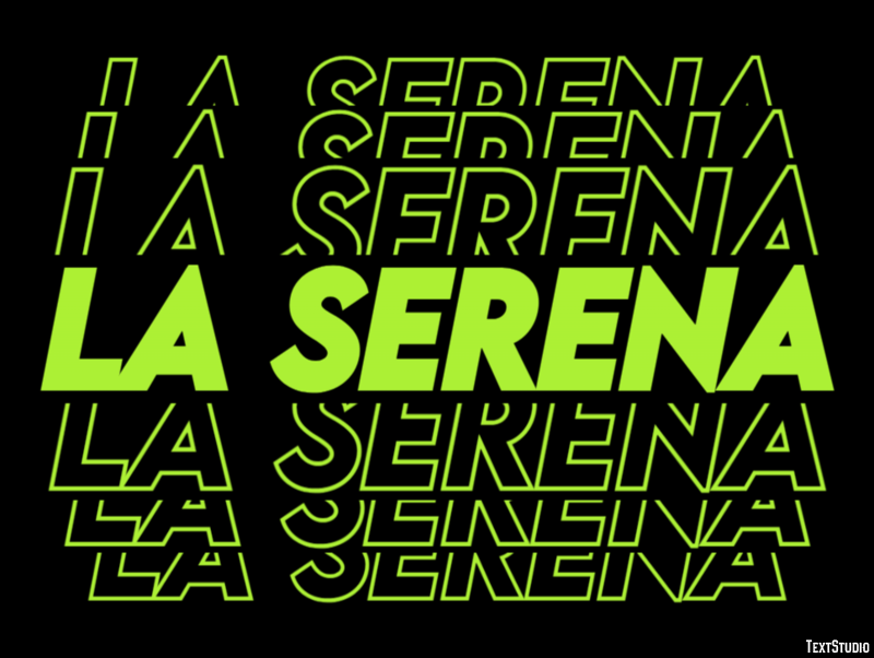 La Serena Effetto testo