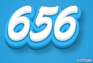 656 Texteffekt
