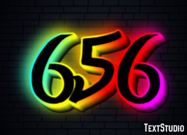 656 Texteffekt