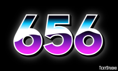 656 Texteffekt