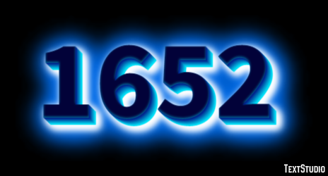 1652 Text Effect