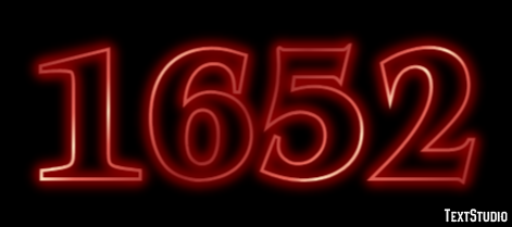 1652 Text effect