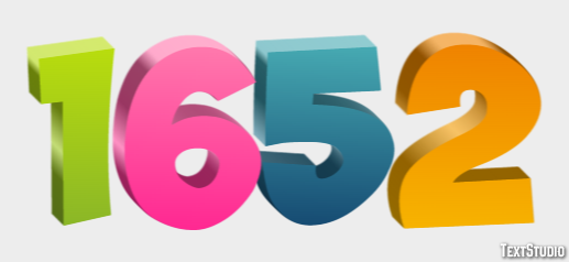 1652 Text Effect