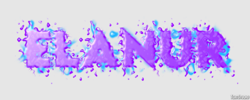 Elanur Efecto de Texto