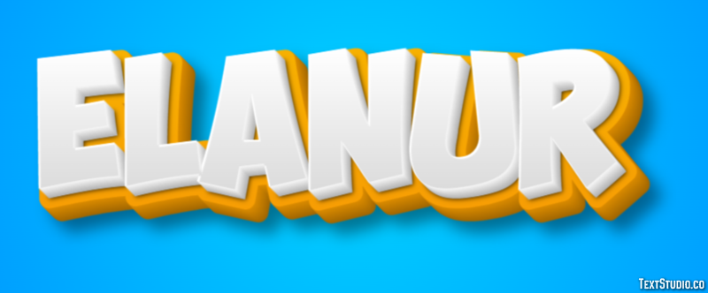 Elanur Efecto de Texto
