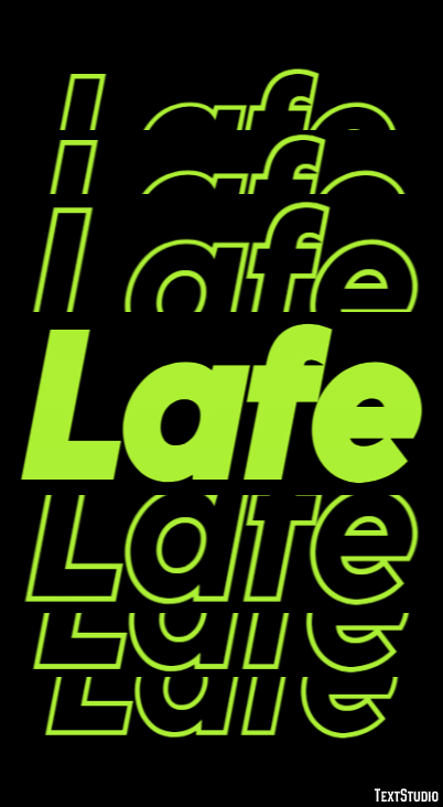 Lafe Text Effect