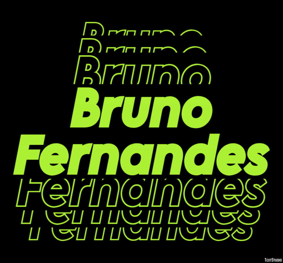 Bruno Fernandes Texteffekt