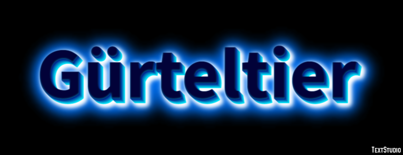 Gürteltier Effetto testo