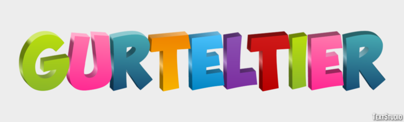 Gürteltier Effetto testo