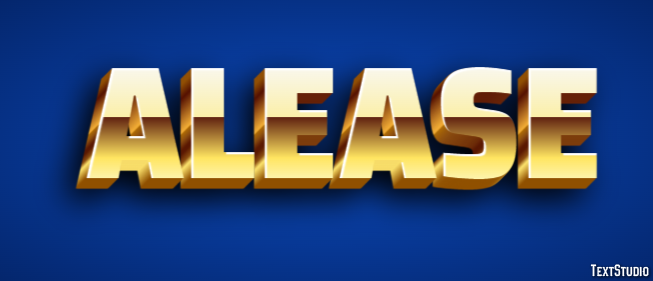 Alease Text Effect