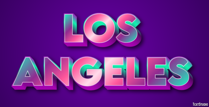 Los Angeles Efekt tekstowy