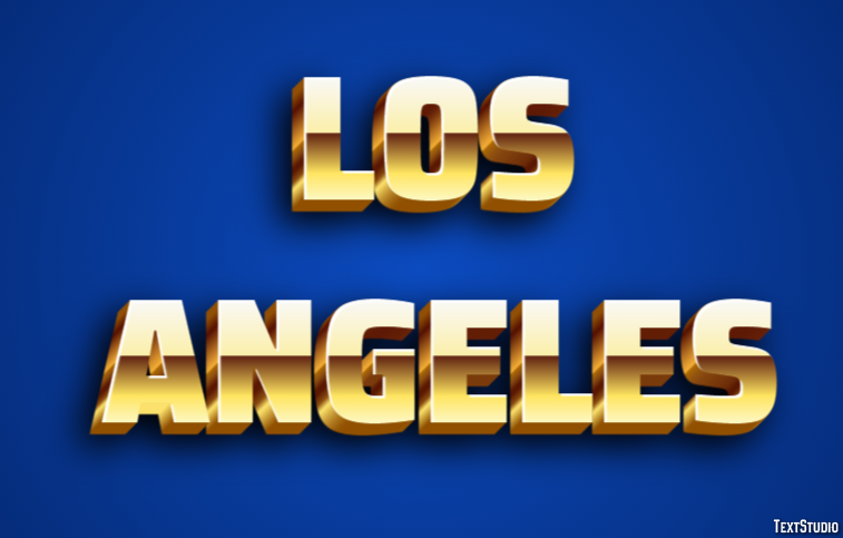 Los Angeles Efekt tekstowy