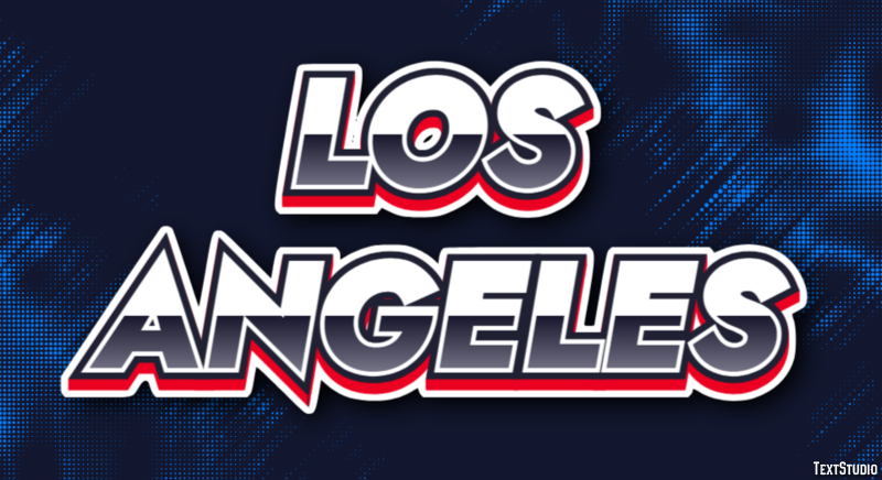 Los Angeles Efekt tekstowy