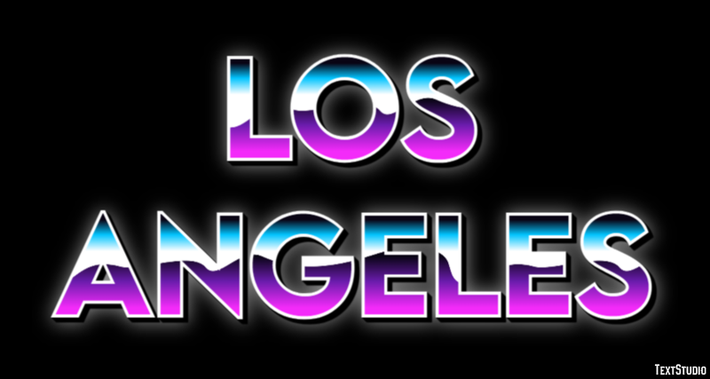 Los Angeles Efekt tekstowy