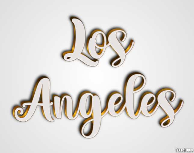 Los Angeles Efekt tekstowy