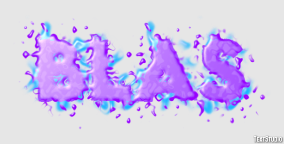 Blas Text Effect