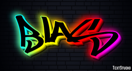 Blas Texteffekt