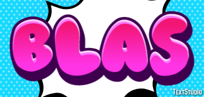 Blas Text Effect