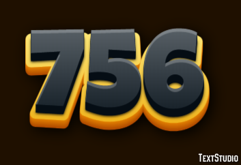 756 Text Effect