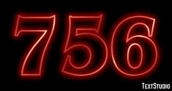 756 Текстовый эффект