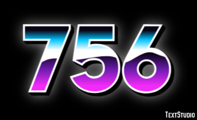 756 Text Effect