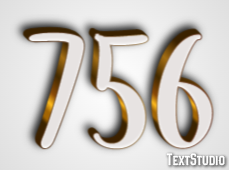 756 Text Effect