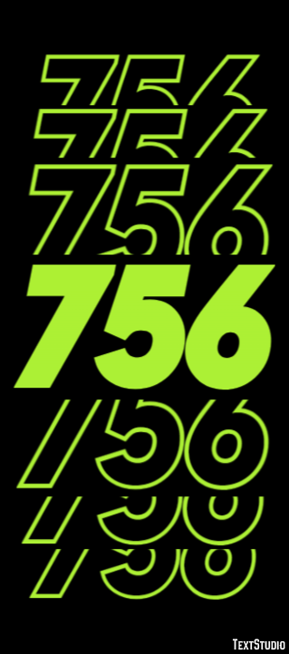 756 Text Effect