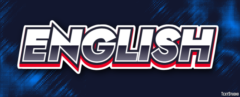 English Text Effect