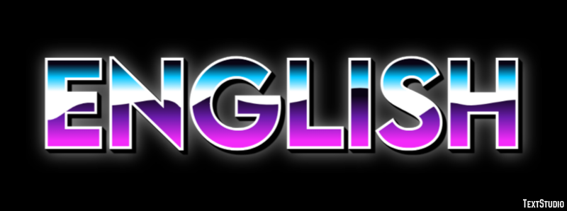 English Text Effect