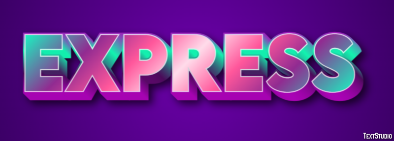 Express Text Effect