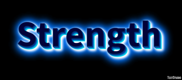 Strength Effet de Texte