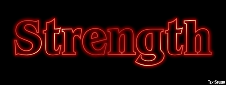 Strength Text Effect