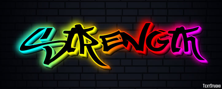 Strength Text Effect