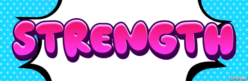 Strength Text Effect